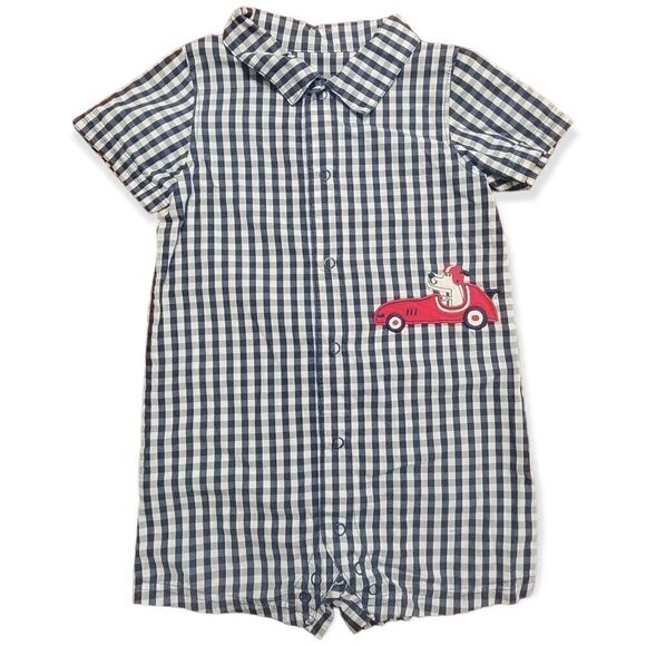 Carters racecar boy romper - Picture 1 of 4